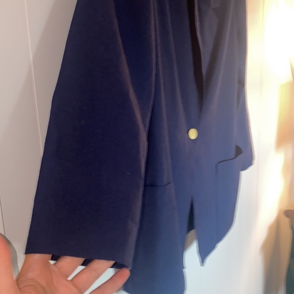 Vintage Sag Harbor Navy Blazer Size 12 - Picture 6 of 8